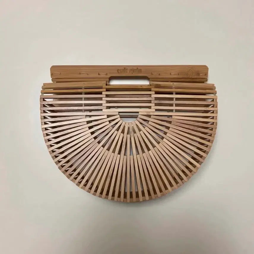 [BUNJANG] Handmade Bamboo Clutch Bag / 대나무 클러치 밤부백