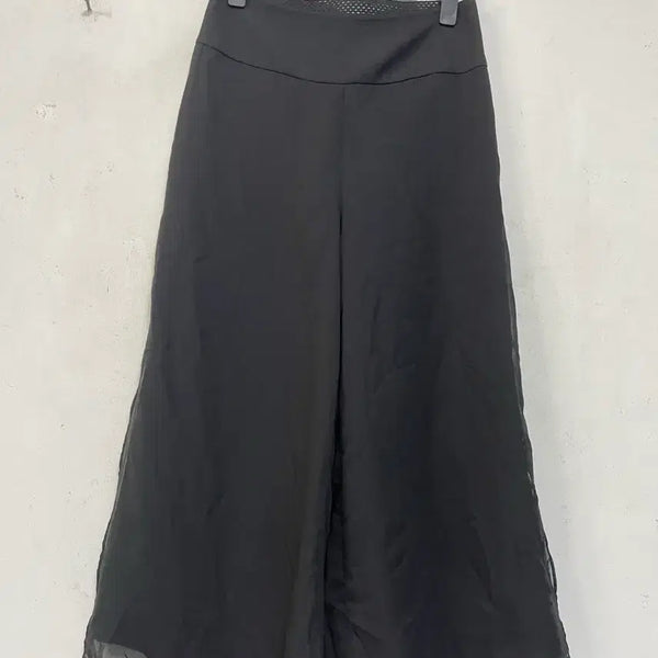 [BUNJANG] Women's Chiffon Wide Leg Pants Culottes / 특가새)N7046 쉬폰 와이드 바지..치마바지