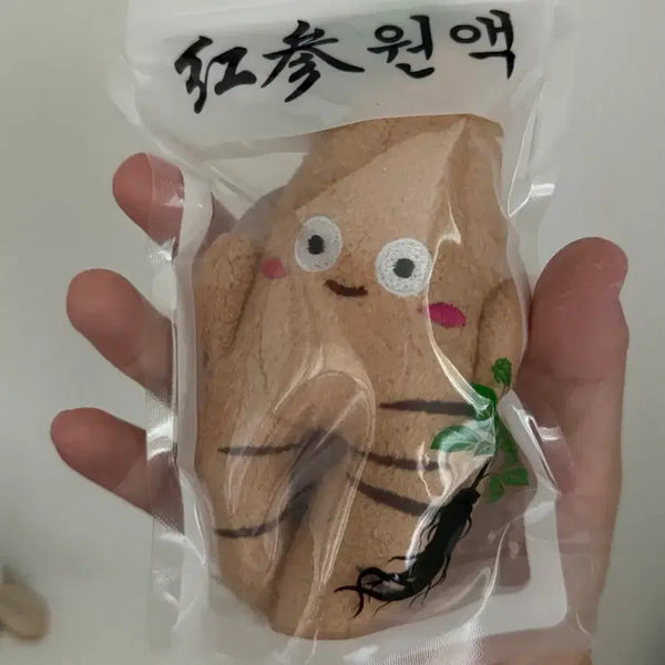 [BUNJANG] Ginseng Crop Doll Keychain / 특별선물추천/작물인형키링 인삼 산삼 인형 키링