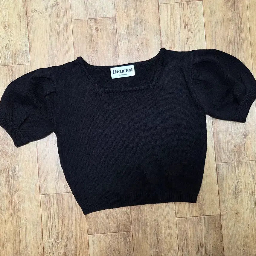 [BUNJANG] MAYBEBABY Dear List Square Neck Knit / 메이비베이비(MAYBEBABY) 디어리스트 스퀘어넥니트 55-66 새상품