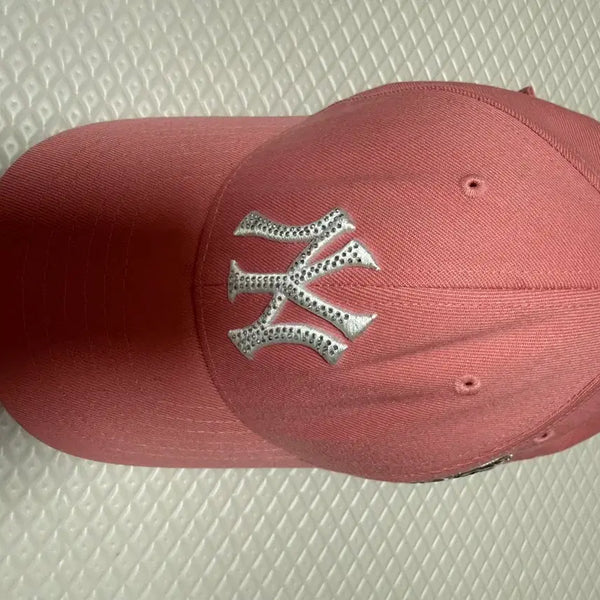 [BUNJANG] MLB Cubic Logo Ball Cap Pink / 엠엘비 모자