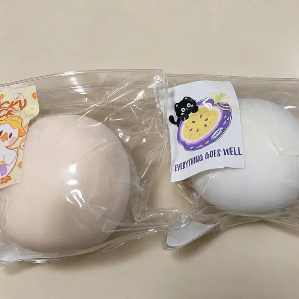 [BUNJANG] Mok Sam Milk Skin Handmade Figures Bundle Set (Latest Batch Tofu Crunch Duck Cat Doe-in Slangi) / 목삼 목산 우유피 수제공 2가지 일괄 (최신 차수 두부 크런치 오리 고양이 도우인 슬랑이)