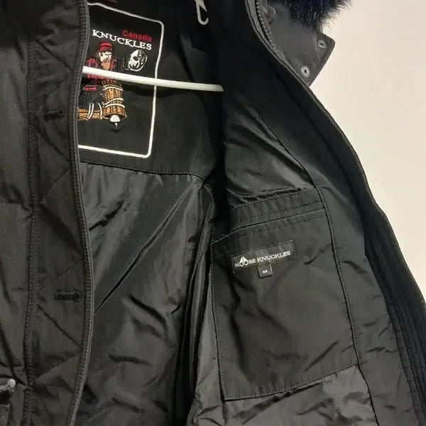 [BUNJANG] Moose Knuckles Stirling Parka Black / 무스너클 스틸링 파카 블랙
