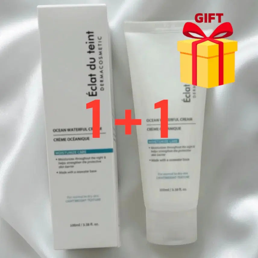 [BUNJANG] Éclat du Temps Ocean Waterful Cream 100ml / 1+1(/개) 우체국당일발송 에끌라뒤땅 오션 워터풀 크림 100ml 에스테틱 수분 보습 해수 크림