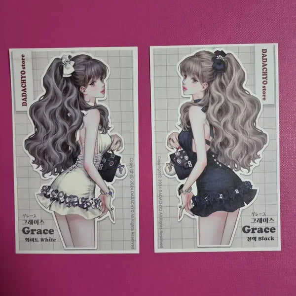 [BUNJANG] DadaChyo Character Stickers / 다다쵸 인물인스 장당350원