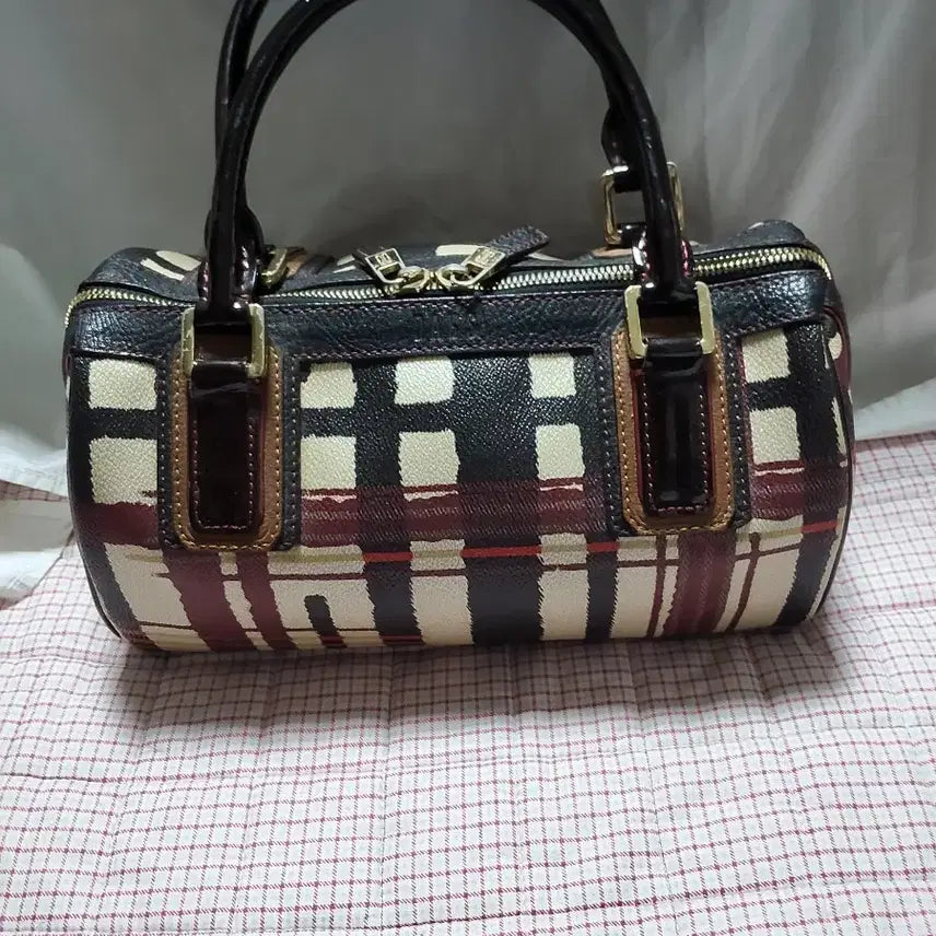 [BUNJANG] Daks Check Pattern Tote Bag / 닥스 가방