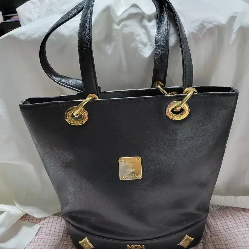 [BUNJANG] MCM Black Tote Bag / MCM 토트백 블랙