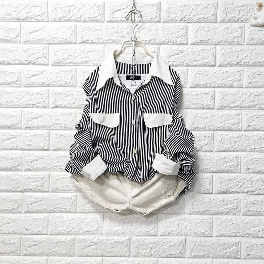 [BUNJANG] Striped Shirt / 스트라이프 셔츠