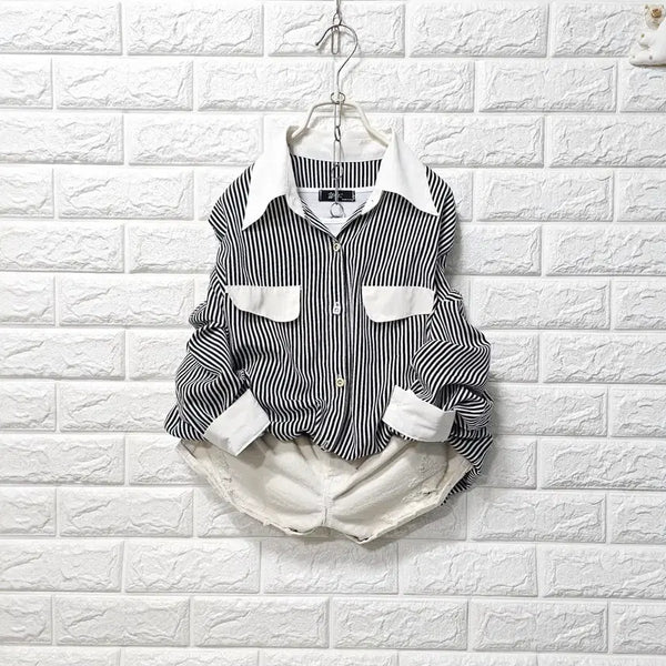 [BUNJANG] Striped Shirt / 스트라이프 셔츠
