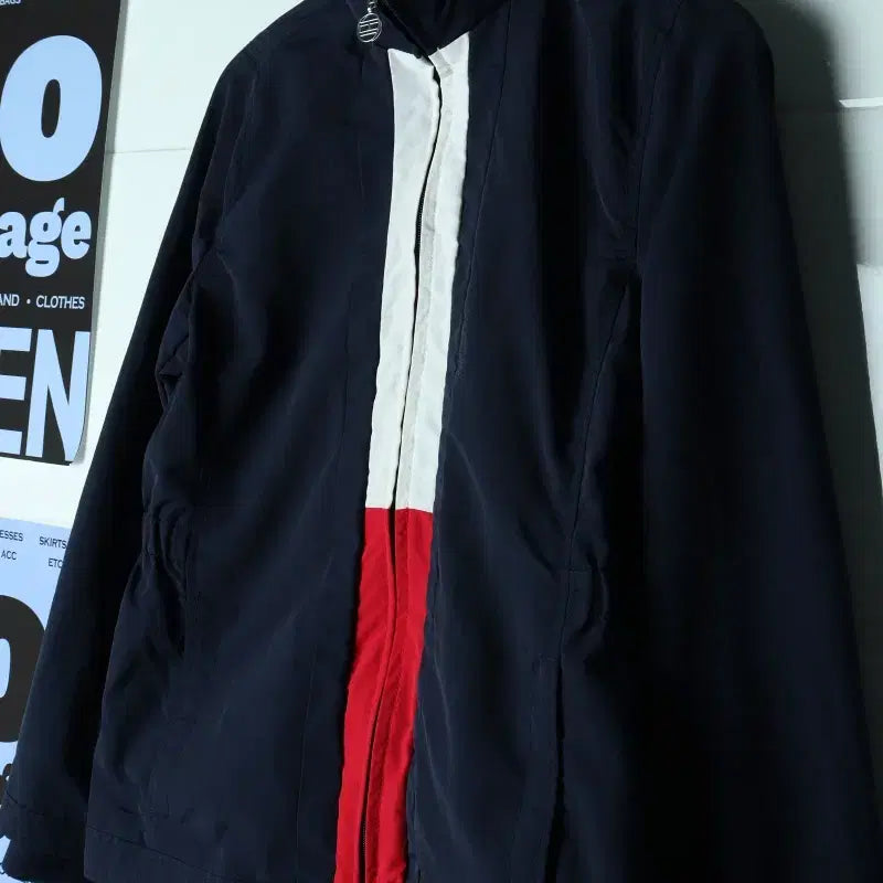 [BUNJANG] Tommy Hilfiger Zip-Up Windbreaker Jacket / W(S-M) 타미힐피거 집업 바람막이 점퍼자켓 대장급 로고-H38725