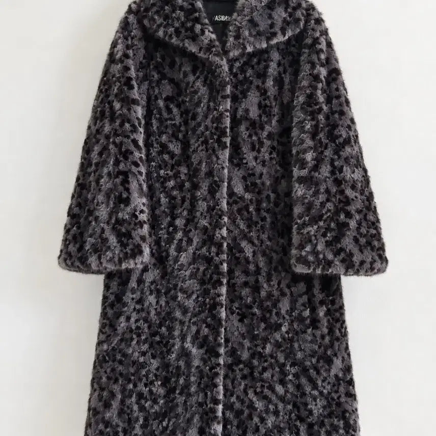 [BUNJANG] Leopard Print Natural Mink Coat / 키시바디 호피 밍크 코트