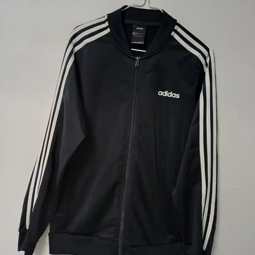 [BUNJANG] Adidas Three-Stripes Jersey Jacket Black / 아디다스 삼선 져지자켓 (블랙.여100.남95)