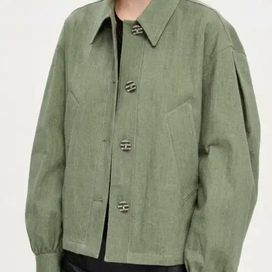 [BUNJANG] TIME BY e.sue | Oversized Short Cotton Jacket / 한섬 TIME 타임 자켓