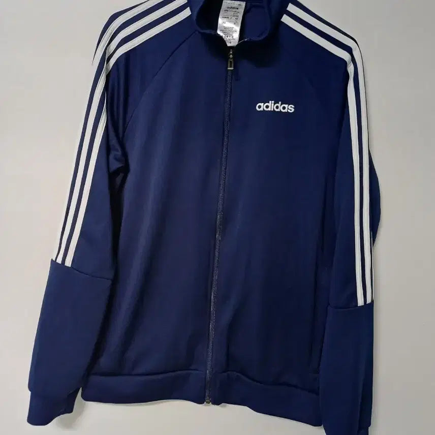 [BUNJANG] Adidas Three-Stripes Jersey Jacket Navy / 아디다스 삼선 져지자켓 (네이비.여100.남95)