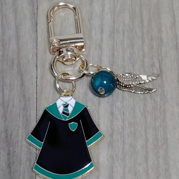 [BUNJANG] Harry Potter Slytherin Cape Keychain / 해리포터 교복 키링