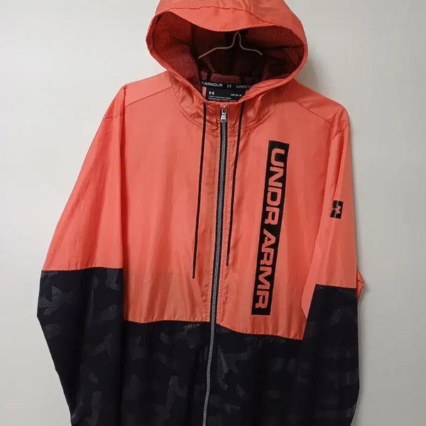 [BUNJANG] Under Armour Running Windbreaker Orange Camo / 언더아머 런닝 바람막이 (새상품급.여105.남100)