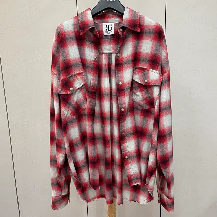 [BUNJANG] ROOT GATE Flannel Check Shirt L / ROOT GATE 플란넬 체크 셔츠 L