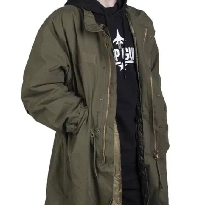 [BUNJANG] Mil-Tec M-65 Field Jacket (Khaki, XS) / 밀텍 m65 개파카 카키xs