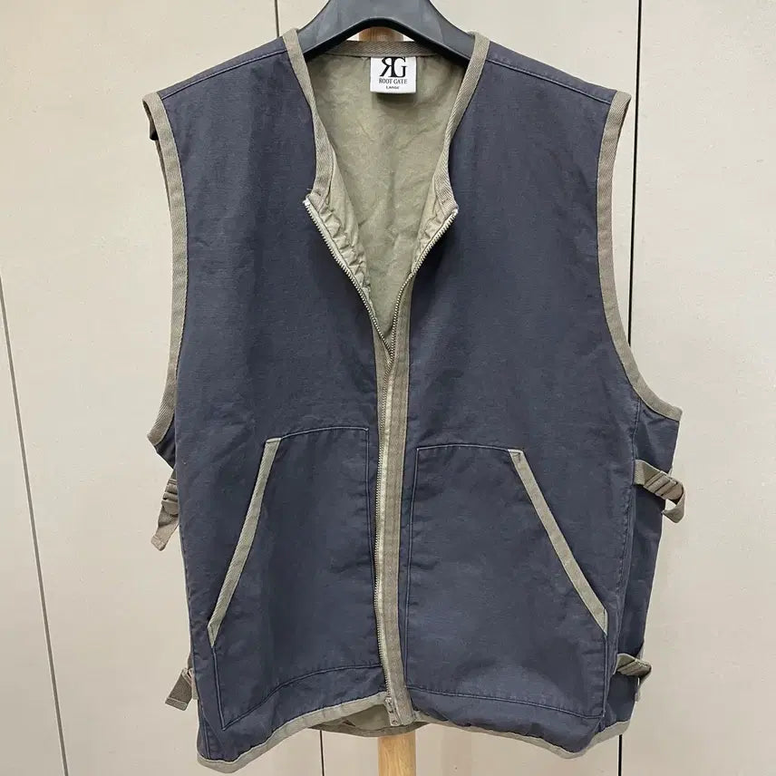 [BUNJANG] ROOT GATE Gray Vest / ROOT GATE 그레이 베스트