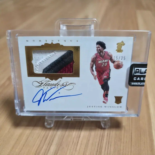 [BUNJANG] Panini Flawless Justise Winslow Momentous Patch Auto Memorabilia Card / 2015-16 Panini Flawless Justise Winslow Momentous Autographed Memorabilia (Patch Auto)