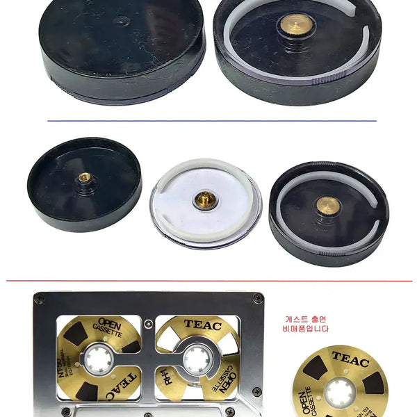 [BUNJANG] TEAC Open Reel Cassette Tape Case (2 pcs) / 티악 오픈릴 공테이프 teac open reel cassette tape case 2개