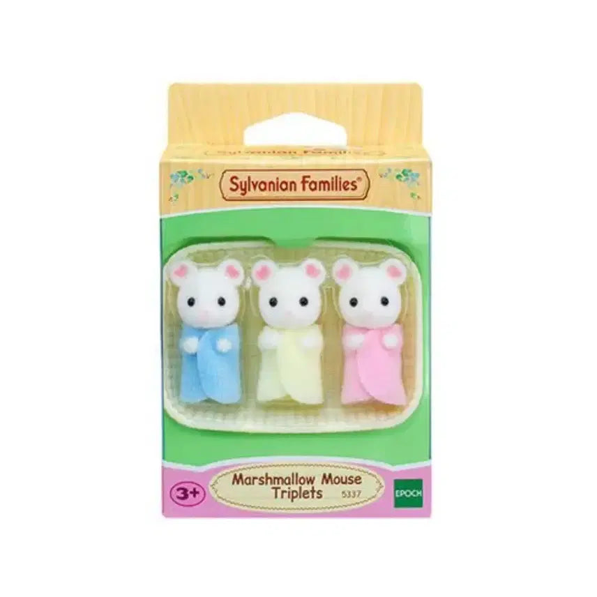 [BUNJANG] Sylvanian Families Marshmallow Mouse Triplets / 판매) 실바니안 마쉬멜로 마우스 세쌍둥이