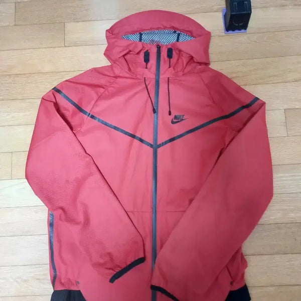 [BUNJANG] Nike Tech Fleece Hooded Jacket Red / 나이키 테크팩 후드 자켓 레드