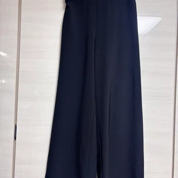 [BUNJANG] Black Wide Leg Slacks / 블랙 와이드 슬랙스