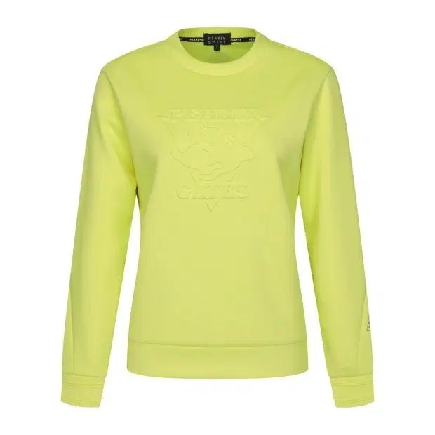 [BUNJANG] Pearly Gates Women's Embossed Logo Graphic T-Shirt / 파리게이츠 여성 엠보 로고 그랙픽티셔츠0(55-55반 )