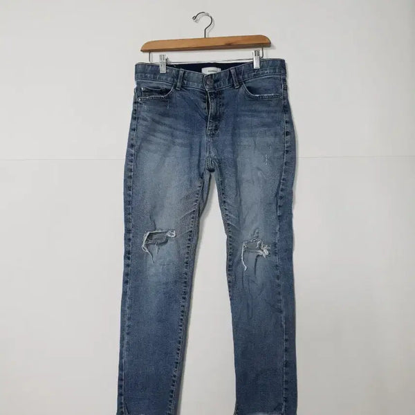 [BUNJANG] DIGREEN Distressed Wash Denim Pants / DIGREEN 데님 팬츠 찢청 스크래치 워싱 ㅡ0020