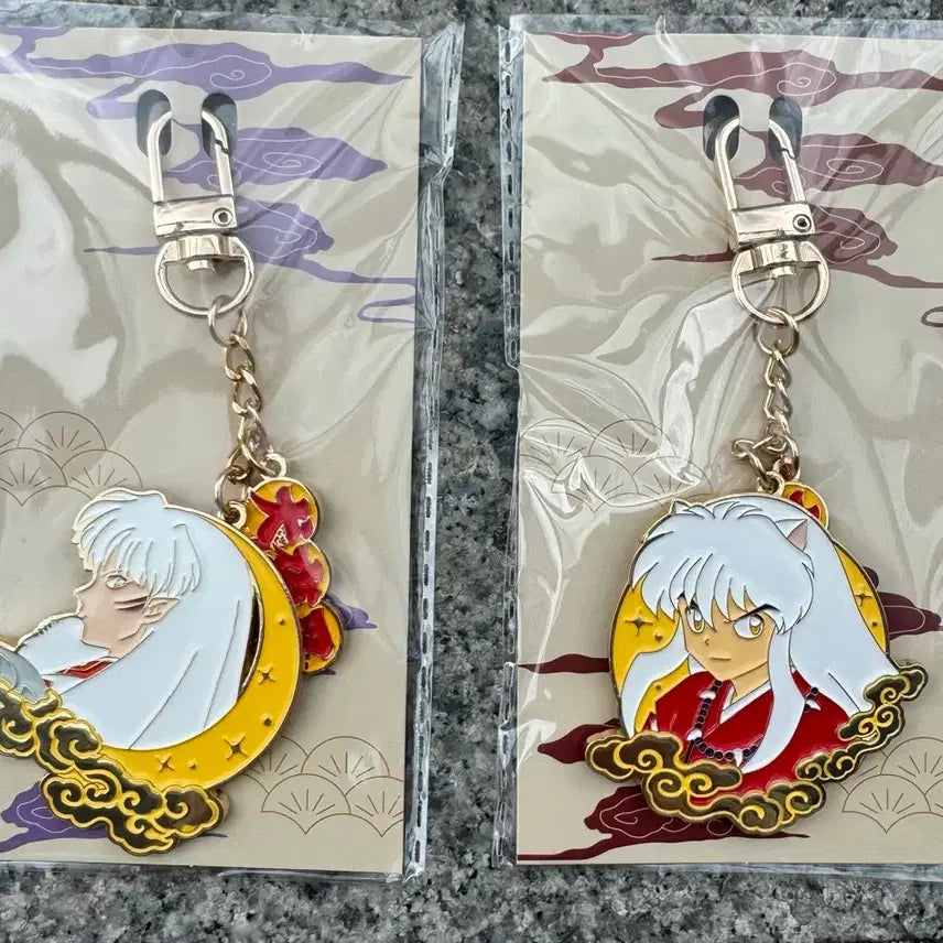 [BUNJANG] Inuyasha Sesshomaru Keychain Set / cgv 이누야사 + 셋쇼마루 키링 2종 세트