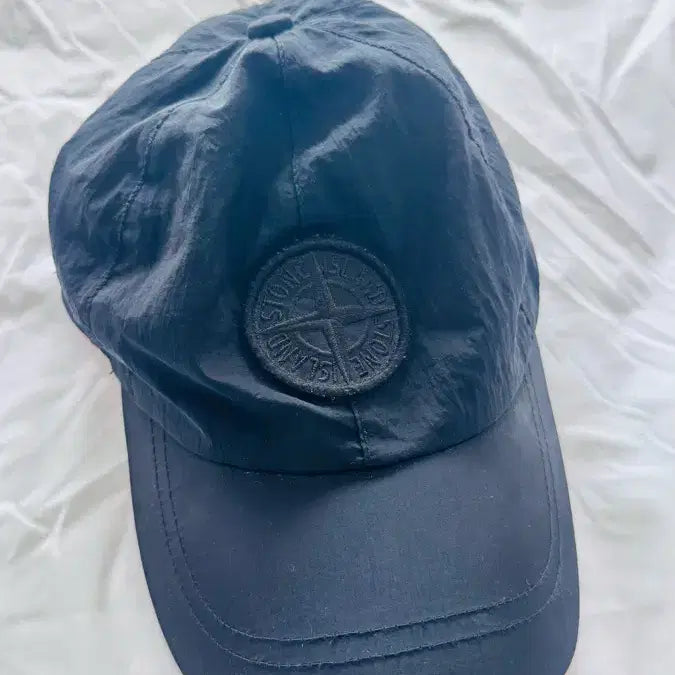 [BUNJANG] Stone Island Nylon Ball Cap Black / 스톤아일랜드 나일론 볼캡 L