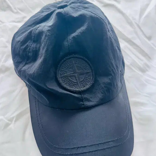 [BUNJANG] Stone Island Nylon Ball Cap Black / 스톤아일랜드 나일론 볼캡 L
