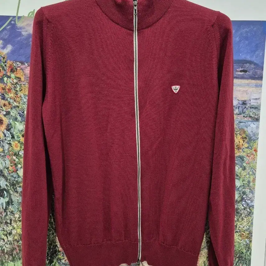 [BUNJANG] John Smedley High-Neck Wool Zip-Up / 존스메들리 하이넥 울 집업