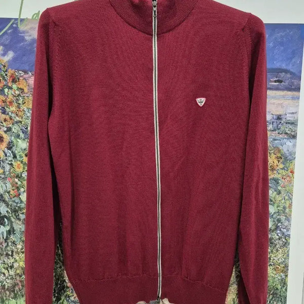 [BUNJANG] John Smedley High-Neck Wool Zip-Up / 존스메들리 하이넥 울 집업
