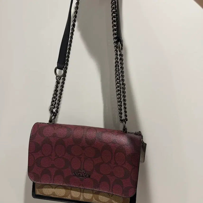 [BUNJANG] Coach Signature Pattern Clutch Bag / 코치 가방