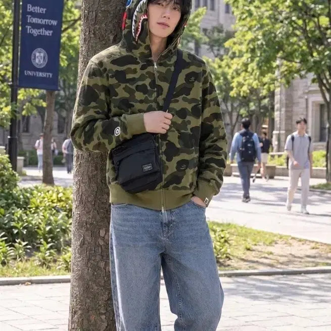 [BUNJANG] Porter Force Shoulder Pouch Black / 크빠배/새제품)포터 포스 숄더 파우치 블랙(622-05461)