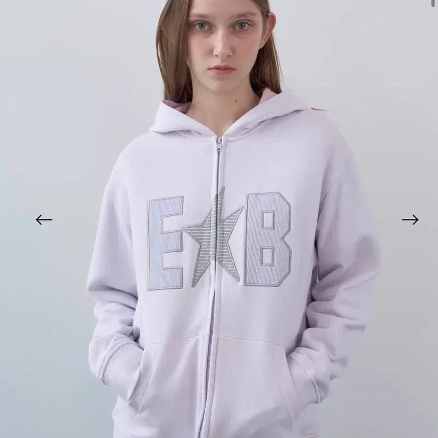 [BUNJANG] EN BLUES Waffle Patch Zip-Up Hoodie / 엔조블루스 와플 패치 집업 후디