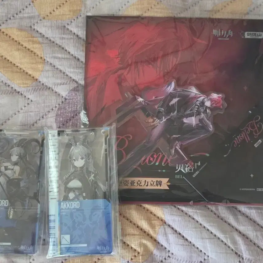 [BUNJANG] Arknights Belone Dimitri Acrylic Stand & Acccode Pass Set / 명일방주 벨로네 드미트리 아크릴스탠드 판매