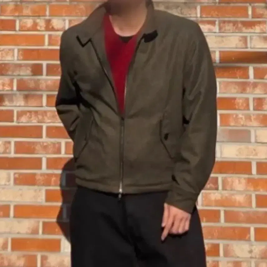 [BUNJANG] ASVIL Wool Blend Harrington Jacket XL / 애습 울 블렌드 헤링턴 자켓 xl