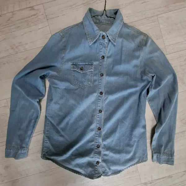 [BUNJANG] Women's Denim Shirt / 여자 청청 남방