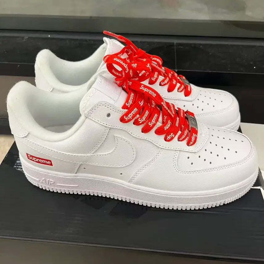 [BUNJANG] Nike x Supreme Air Force 1 Low White (275mm) / 나이키 x 슈프림 에어포스 1 로우 화이트 275MM