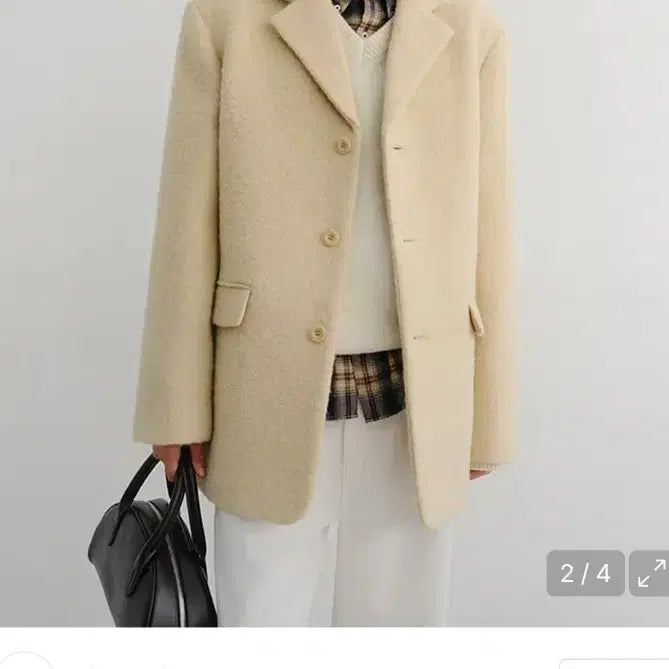 [BUNJANG] Dunst Moh Jacket XS Beige / 던스트 모 자켓 xs