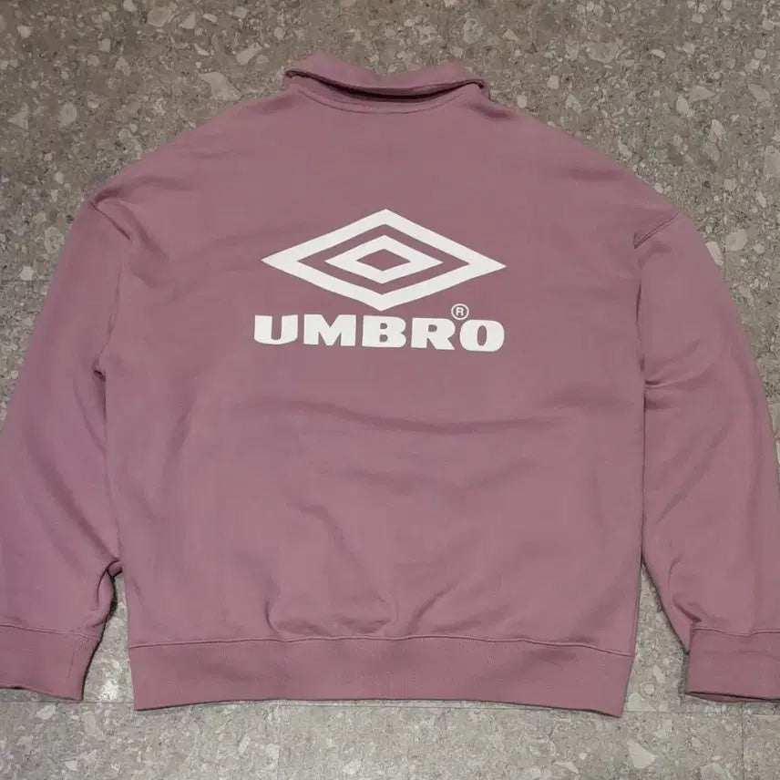 [BUNJANG] Umbro Half-Zip Sweatshirt Purple (L) / 엄브로 하프집업 스웻셔츠 퍼플 (L)