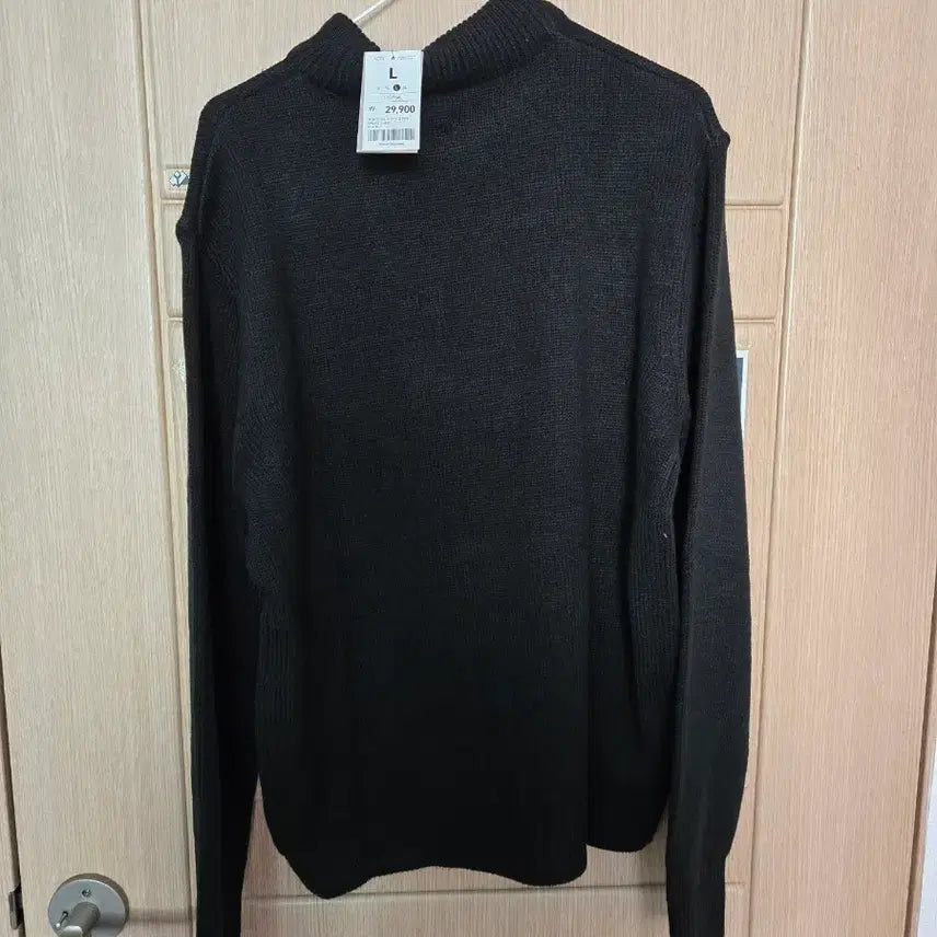 [BUNJANG] Black Turtleneck Sweater - Size L / 블랙 목폴라 스웨터 L 사이즈