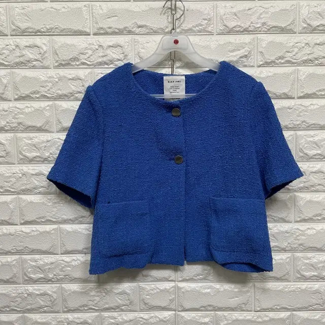 [BUNJANG] Tweed Short Sleeve Jacket / @434) 트위드 반팔 자켓