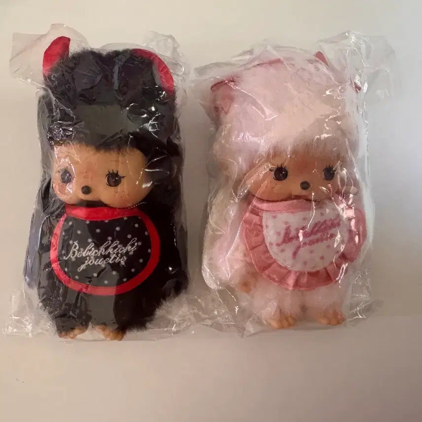 [BUNJANG] Monchhichi Bebichhichi JueTee Angel & Devil Dolls Bundle Set / (최종할인)몬치치 베비치치 쥬에티 쥬에띠 천사 악마 인형 2종 일괄