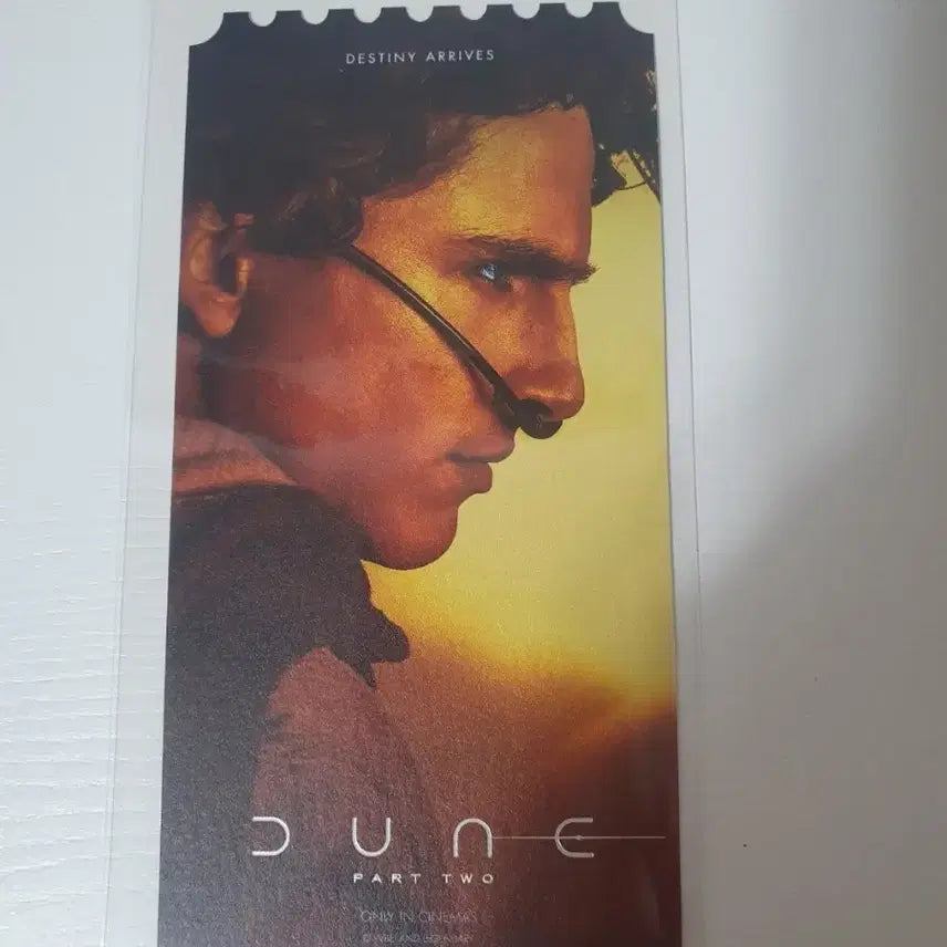 [BUNJANG] Dune 2 Megabox Special Ticket (Type A) / 오티 메가박스 듄2 (A타입)