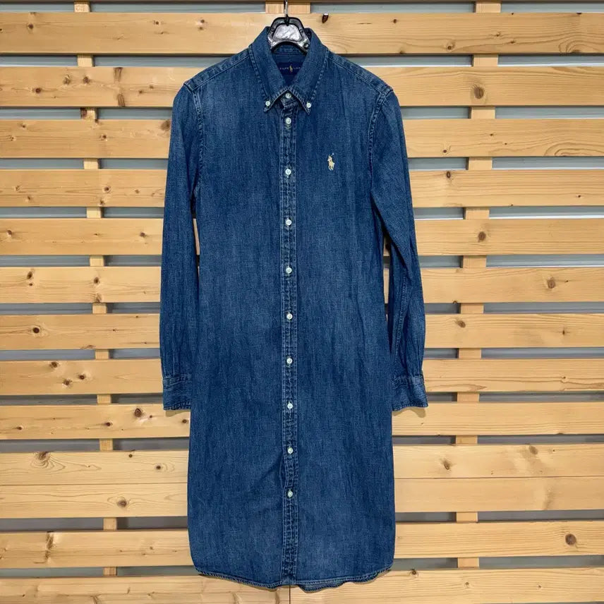 [BUNJANG] Polo Long Shirt - Size S / 폴로 롱셔츠