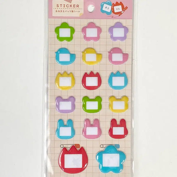 [BUNJANG] 3D Name Tag Sticker / 네임택 이름표 입체 스티커